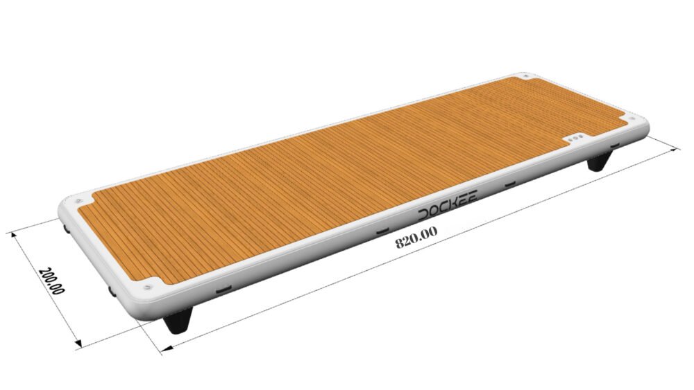 PIATTAFORMA PREMIUM IN TEAK 8.20 m